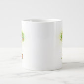 Tasse Géante Aquarelle peinte en pot (Devant)