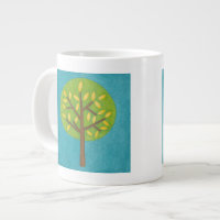 Arbre vert avec Feuilles jaunes par Chariklia Zarr