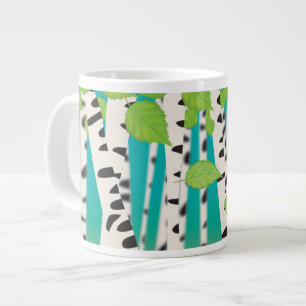 Tasse Géante Arbres feuillus à feuilles caduques de bouleau