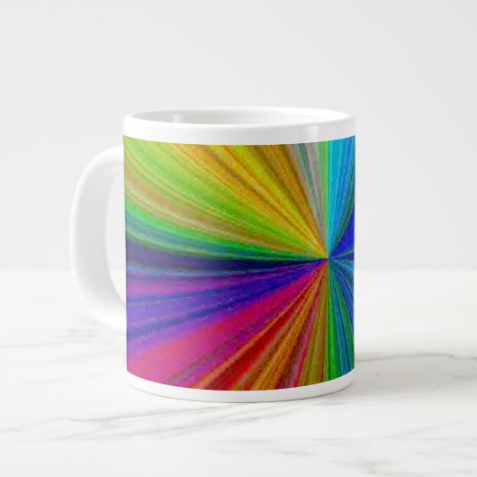 Tasse Géante Arc arc-en-ciel circulaire (Devant gauche)