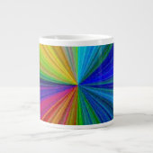 Tasse Géante Arc arc-en-ciel circulaire (Devant)