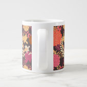 Tasse Géante arrière - plan floral 2 (Dos)