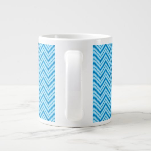 Tasse Géante Arrière - plan Motif Chevron (Dos)