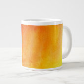 Tasse Géante arrière - plan peint à la main en aquarelle Abstra (Devant droit)