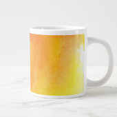 Tasse Géante arrière - plan peint à la main en aquarelle Abstra (Droite)