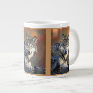 Tasse Géante Art de Wolf Lovers