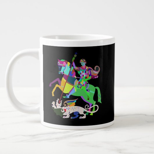 Tasse Géante Art Déco St George le scinque du dragon (Gauche)