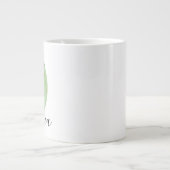 Tasse géante avec nom doodle fille cactus café (Devant)