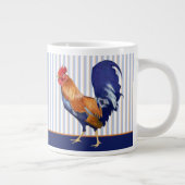 Tasse Géante Bandes de coqs (Droite)