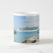 Tasse Géante Bateau de croisière à CocoCay (Devant)