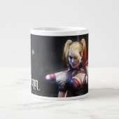 Tasse Géante Batman Arkham Knight | Harley Quinn avec chauve-so (Devant)
