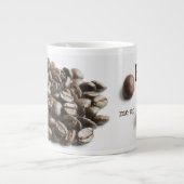 Tasse Géante Bean Me Up Scotty Coffee Bean Humour (Devant)