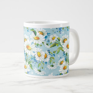 Tasse Géante Beau motif floral brillant 2