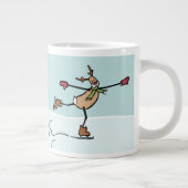 Tasse Géante Belle Dancing Reindee - Noël (Droite)