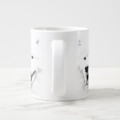 Tasse Géante Belle oeuvre d'art pour chien Samoyé (Dos)