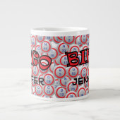 Tasse Géante Bingo "Name" sur Bingo Balls (Devant)