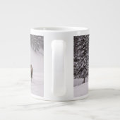 Tasse Géante Bison en hiver (Dos)