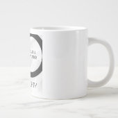 Tasse Géante Blanc 80 Décennie Anniversaire (Droite)