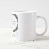 Tasse Géante Blanc 90 Décennie Anniversaire (Droite)