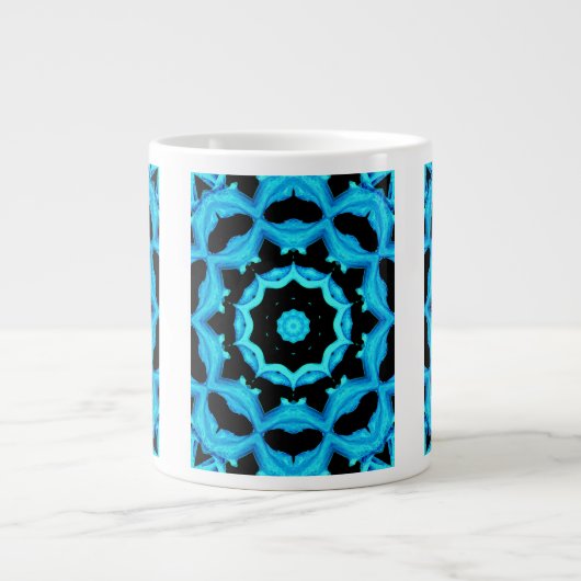 Tasse Géante Bleu océan (Devant)