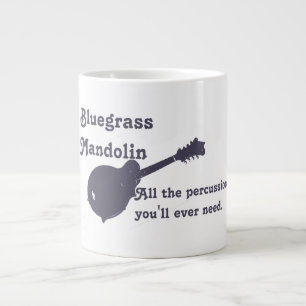 Tasse Géante Bluegrass Mandolin - toutes les percussions dont v