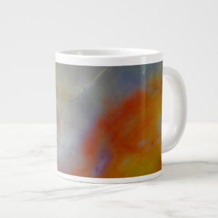 Tasse Géante Bois Pétrifié Abstrait en gros plan