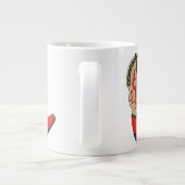 Tasse Géante Boot Cowboy en rouge (Dos)