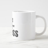 Tasse Géante Bosses Anniversaires Cadeaux : Numéro Un Boss (Droite)