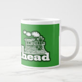 Tasse Géante Bouche de spécialité à vapeur complète verte devan (Droite)