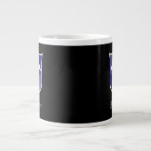 Tasse Géante Bouclier de marteau de roche traversé - Personnali (Devant)
