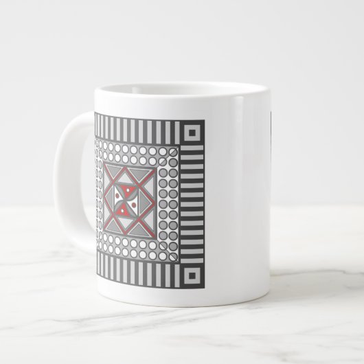 Tasse Géante Boue de spécialités géométriques de remplacement (Devant gauche)