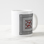Tasse Géante Boue de spécialités géométriques de remplacement (Devant droit)
