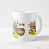 Tasse Géante Bougies de Kwanzaa - (Devant droit)