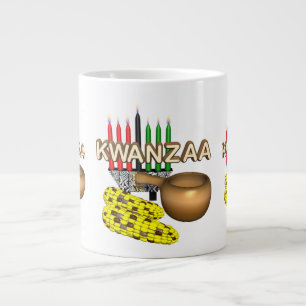 Tasse Géante Bougies de Kwanzaa -