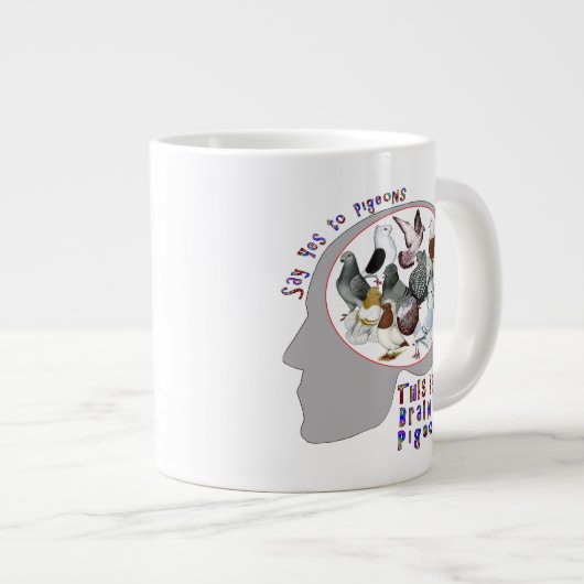 Tasse Géante Brain (Devant droit)