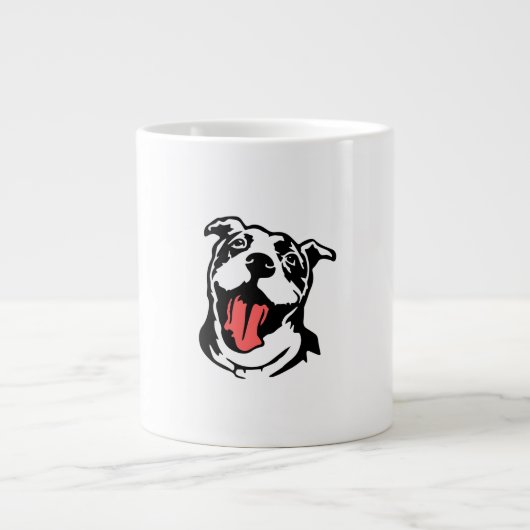 Tasse Géante Bully/pitbull américain (Devant)