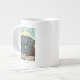 Tasse Géante Bush Plane & Fishing - Glacier National Park, MT