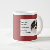 Tasse Géante Cadeaux d'amour Papillon (Devant droit)