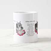 Tasse Géante Cadeaux d'art Schnauzer miniature (Devant)