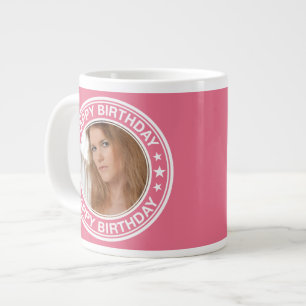 Tasse Géante Cadre de tableau de joyeux anniversaire dans le