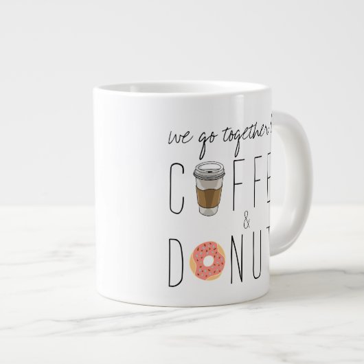 Tasse géante "Café & Donuts" (Devant droit)
