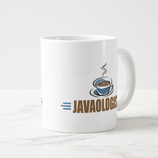 Tasse Géante Café Drôle (Devant droit)