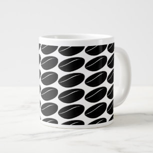 Tasse Géante Café Haricot Noir – Design de Café Mi