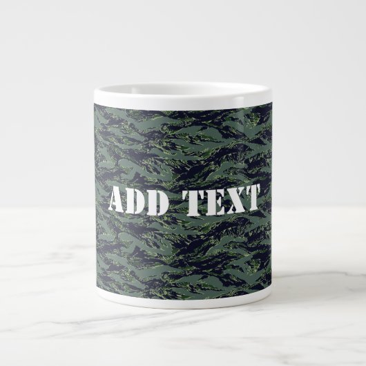 Tasse Géante Camouflage vert Tigerstripe (Devant)