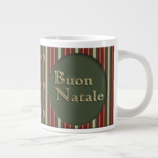 Tasse Géante Canette à café de Noël Italien Buon Natale (Droite)