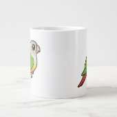 Tasse Géante Cannelle Conure Vert-cheeked de Birdorable (Devant)