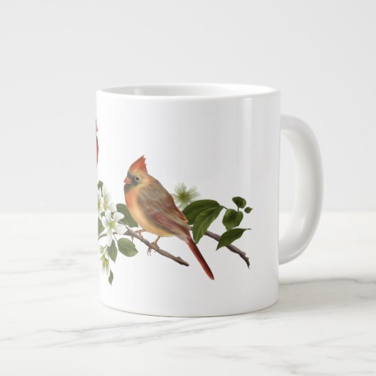 Tasse Géante Cardinal Pair (Devant droit)