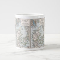 Carte antique du Danemark, Danmark en danois, 1905