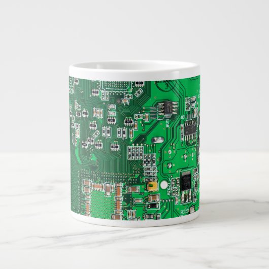 Tasse Géante Carte circuit imprimé circuit vert PCB (Devant)