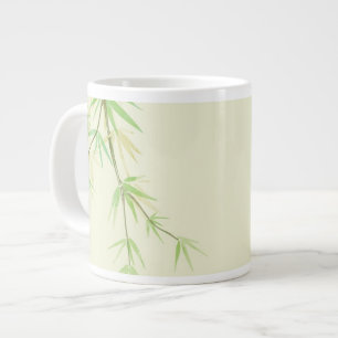 Tasse Géante Carte d'aquarelle peinte avec style sauvage